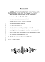 Biographies