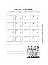 Four-Letter Word Blocks