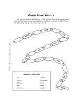 Missing Links: Suffixes