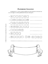 Palindrome Challenge