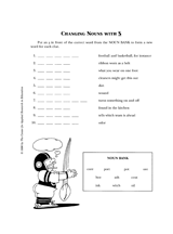Changing Nouns with S''''