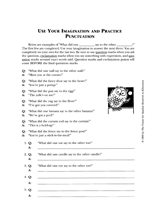 Use Your Imagination and Practice Punctuation