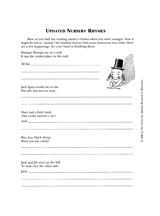 Updated Nursery Rhymes