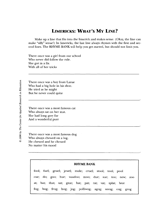 Limericks: What's My Line?