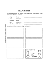 Shape Words