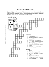 Bare/Bear Puzzle