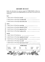 As Easy As 1-2-3