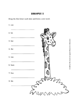 Letter Drop I