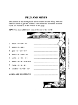 Plus and Minus