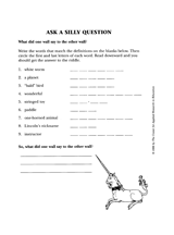 Ask a Silly Question