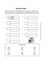 Boxed Pairs