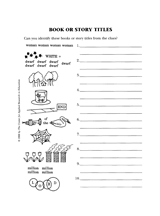 Book or Story Titles