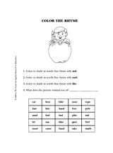 Color the Rhyme