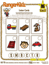 RangerKidz Letter cards