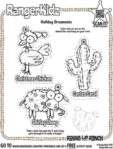 RangerKidz Holiday Ornaments Coloring Page (2)