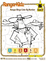 RangerKidz Rowdy the Robot Coloring Page