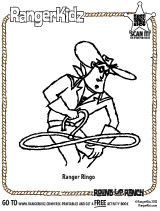 RangerKidz Ranger Ringo Color by Number