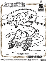 RangerKidz Ranger Ringo Coloring Page