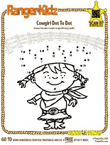 RangerKidz Cowgirl Dot-to-Dot