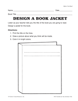Design a Book Jacket Printable (1st - 3rd Grade) - TeacherVision.com