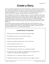 Create a Story About the Holocaust