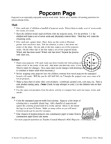 Popcorn Page