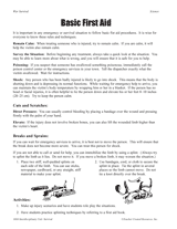 Basic First Aid
