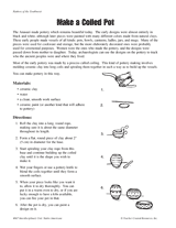 Make a Coiled Pot