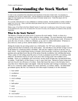 stock market crash casino game worksheet