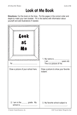 Look at Me Book