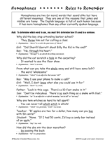 Homophones