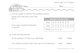 Math Warm-Up 180 for Gr. 1 & 2: Graphs, Data & Probability