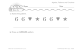 Math Warm-Up 224 for Gr. 1 & 2: Algebra, Patterns & Functions