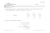Math Warm-Up 92 for Gr. 1 & 2: Operations
