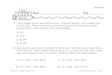 Math Warm-Up 55 for Gr. 5 & 6: Operations