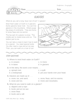Reading Warm-Up 23 for Gr. 1 & 2: Geography