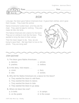 Reading Warm-Up 36 for Gr. 1 & 2: American History