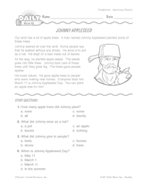 Reading Warm-Up 39 for Gr. 1 & 2: American History