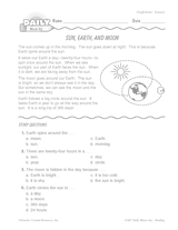 Reading Warm-Up 49 for Gr. 1 & 2: Science