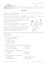 Reading Warm-Up 66 for Gr. 1 & 2: Health and Wellness