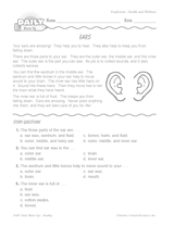 Reading Warm-Up 68 for Gr. 1 & 2: Health and Wellness