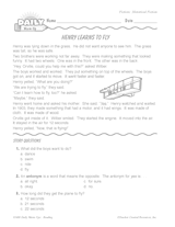 Reading Warm-Up 110 for Gr. 1 & 2: Historical Fiction