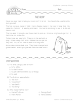 Reading Warm-Up 44 for Gr. 1 & 2: American History