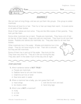 Reading Warm-Up 57 for Gr. 1 & 2: Science