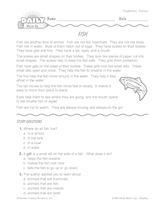 Reading Warm-Up 59 for Gr. 1 & 2: Science