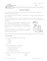 Reading Warm-Up 77 for Gr. 1 & 2: Current Events