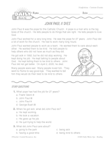 Reading Warm-Up 79 for Gr. 1 & 2: Current Events