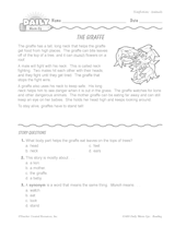 Reading Warm-Up 9 for Gr. 1 & 2: Animals