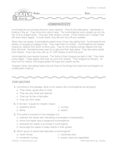Reading Warm-Up 3 for Gr. 3 & 4: Animals
