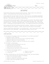 Reading Warm-Up 4 for Gr. 3 & 4: Animals